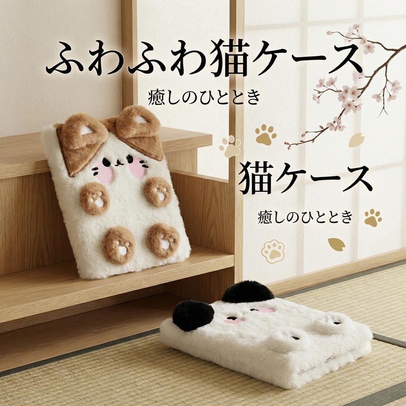 YIBOOOM シール帳 A6 バインダー 女の子向け ふわふわ可愛い動物デザイン シール バインダー付き A6 6穴