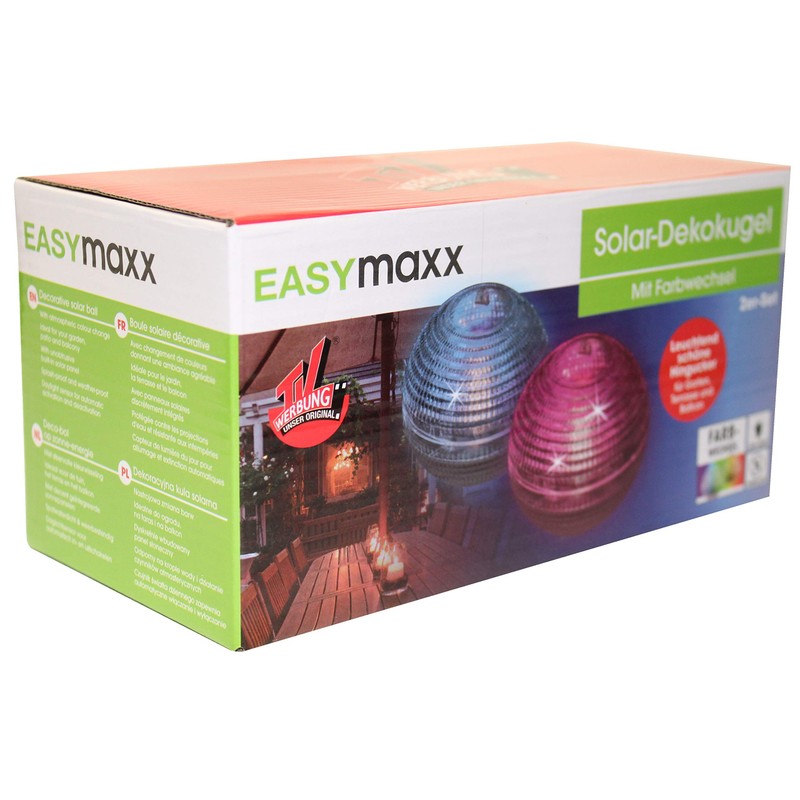 Solar Decorative Ball Set of 2 Great Decoration for Streuchers