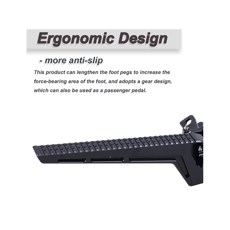 Universal Passenger Peg Extensions Compatible With Enduros and Surron Segway