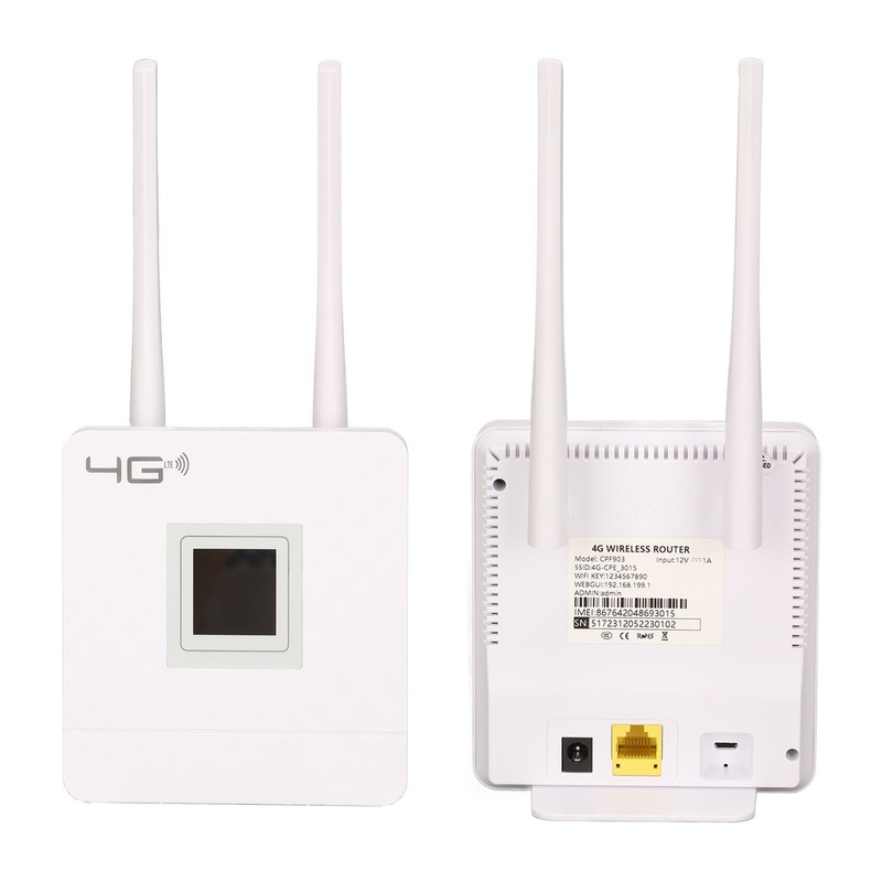 4G LTE CPE Router 150Mbps DC 12V 1A 50 to