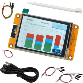 DIYmalls 2.8" inch ESP32 SPI Display E32R28T Resistive Touchscreen 240x320 TFT LCD Module ILI - 9341V ESP32-32 Development Board for Arduino IDE, not ESP32-2432S028R