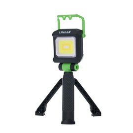 LitezAll 2000 Lumen Rechargeable Work Light with Stand – Tripod Light, Tower Light, Work Lights on Stand with UV Mode, Adjustable Folding Base