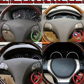 2Pcs Steering Wheel Volume Control Switch Button Cover Fit for Lexus ES350 2006 2007 2008 2009 2010 2011 2012 84250-33190-C0