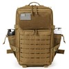 QT&QY Military Tactical Backpacks For Men Molle Daypack 45L Large