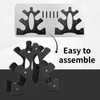 Triangular Dumbbell Rack Stand, 3 Tier, Weight Holder 23x22.5x8.5cm, for