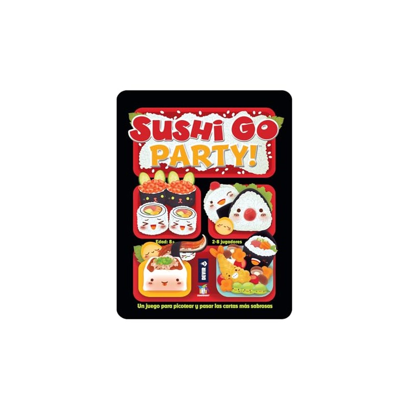 Sushi Go Party en Español, Juego de Mesa, Devir