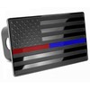 USA US American Flag Emblem Metal Trailer Hitch Cover (Fits