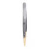 Anti Magnetic Tweezers with Replaceable Pointed Wooden Tips Watch Repair
