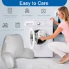 Cooling Reading Pillow Cover with Large Back Opening, Soft Replacement