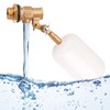 Float Valve 1/2 inch, Brass Water Float Valve with Adjustable