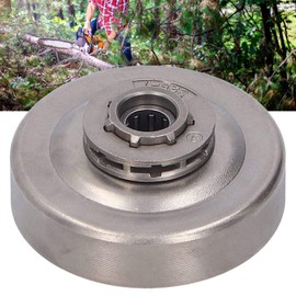 Aqur2020 Clutch Drum Sprocket Kit Spur Sprocket Chainsaw Parts Fit Rim Needle Bearing Drum Assembly Kit for Husqvarna 235e 240e 235 240 137 142 36 41
