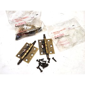 Ajax 2 pairs Ajax #5976 Flat Cabinet Door Self Closing Hinge 2-1/4" x 1-3/4"