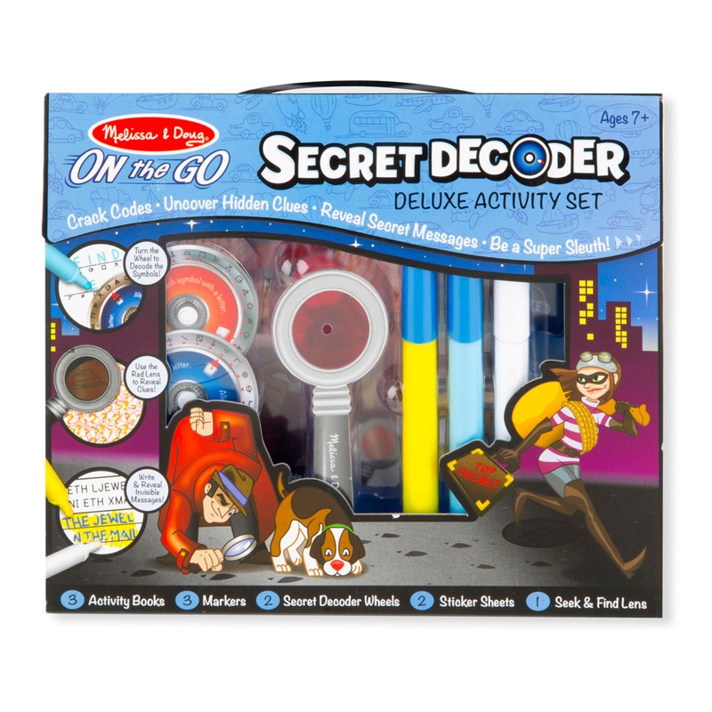 Melissa & Doug On The Go Secret Decoder Deluxe Activity