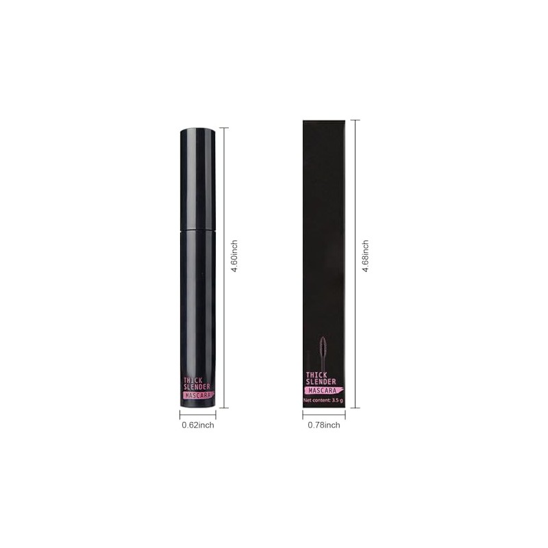 5 Pack Mascara Bulk, Multipack Mini Black Mascara Pack for