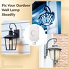 Vinyl Siding Light Mounting Blocks, PVC Built-in Electrical Box Mounting