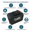 unbranded Mini Chain Saw Battery 21V Rechargeable Quanyou Battery for