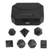 7pcs Electronic Dice LED Rechargeable with Charging Compartment Light Up