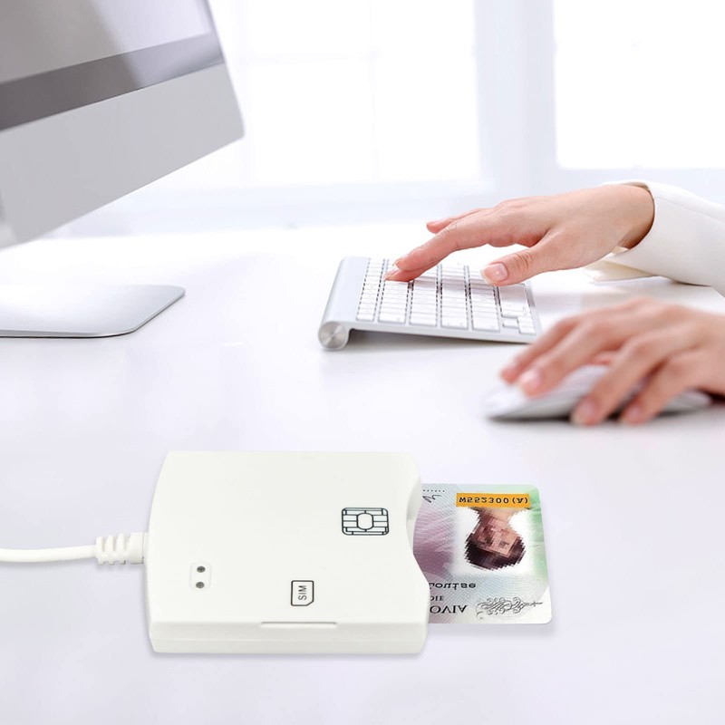 Lector de tarjetas con chip inteligente para EMV SIM eID