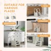Qaba Toddler Tower, Adjustable 3 Step Kitchen Stool Helper with