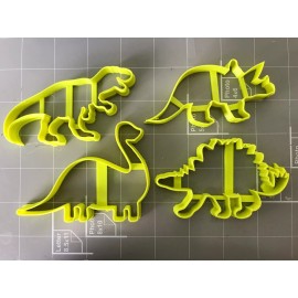 cookiecutz Dinosaur Cookie Cutters (Set Of 4)