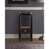 Winsome Wood Linea Accent Table, Espresso