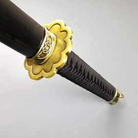 Otakumod Fantasy Roronoa Zoro Samura Metal Swords Katanas Props Replica. Zoro Sword-Carbon Steel Blade. for Fans' Collection, Gift, Outdoor Sport Use, Cosplay for Show and Fair (Former Katana)