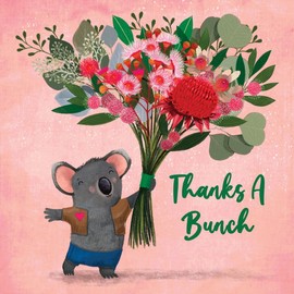 La La Land Greeting Card Koala Bouquet