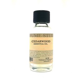 Perfume Studio Oils - 1oz Cedarwood Essential Oil, Pure, Undiluted, Safe for Skin, Splash-on Glass Bottle