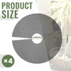 Newtay 4 Pcs 16'' Plant Pot Grid Soil Protector Covers