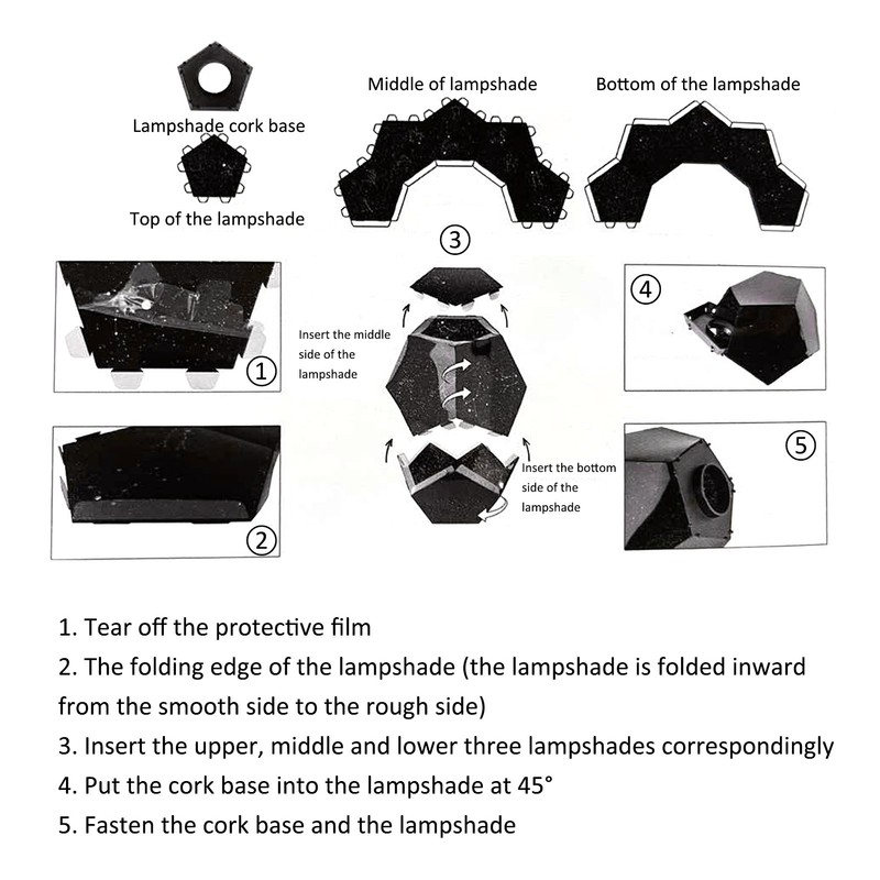 Multifunctional Star Projector Sky Projection Lamp Bluetooth Speaker Planetary Projector