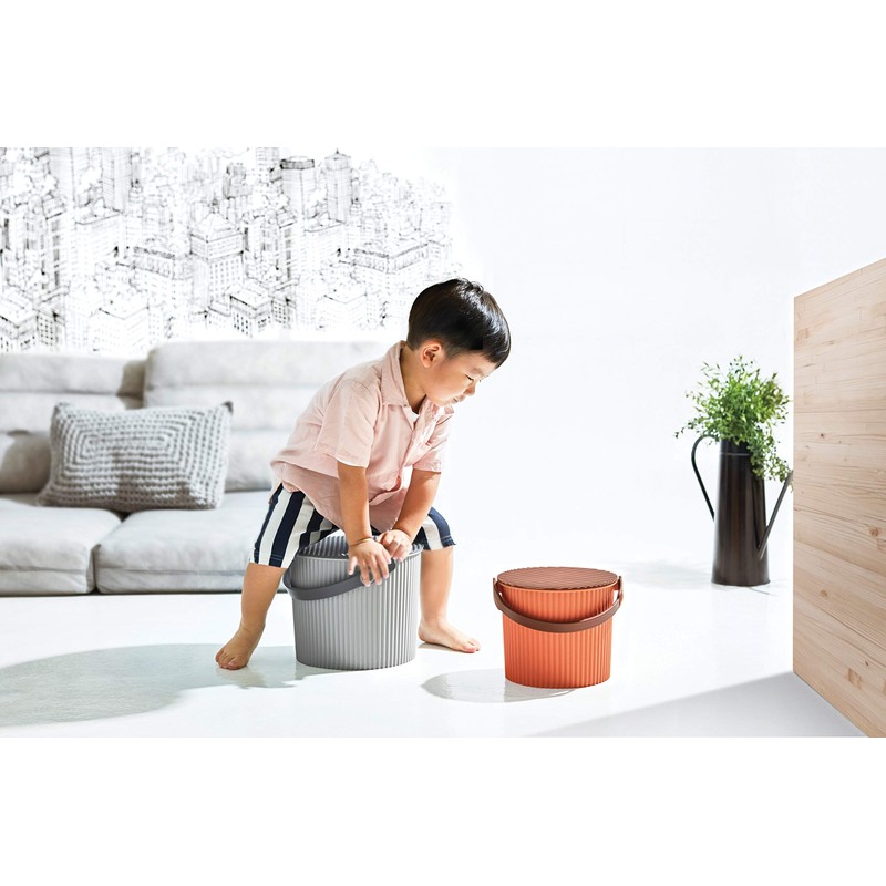 Omnioutil Bucket M 10 L Grey (Catégorie : Panière)