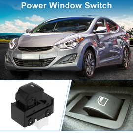 A ABSOPRO Power Window Switch for Hyundai Elantra 2012-2016 Window Control Switch ABS Black Passenger Side