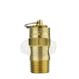 New 3/8" ASME Brass Safety relief Valve 140 PSI American made Compressed air 3/8 pop off valve