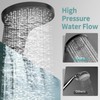 EAARSUO Magnetic Large Rain Shower Head with Handheld Spray, High