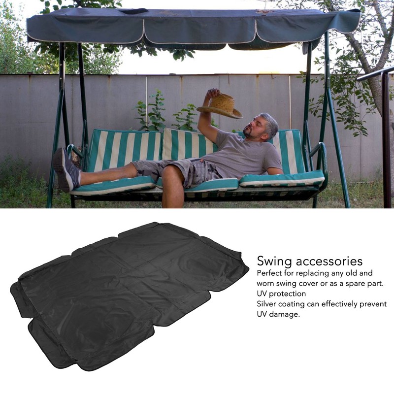 Outdoor Swing Canopy Waterproof Porch Top Cover Replacement UV Proof