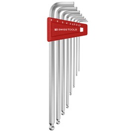 ＰＢスイスツールズ ボール付ロング六角棒レンチセット セット内容１．５、２、２．５、３、４、５、６ 212LH-6