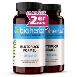 Blutdruck-Formel mit Kalium – 200 Kapseln mit Weißdorn- & Weinreben-Extrakt von BIOHERBA PZN 17192564
