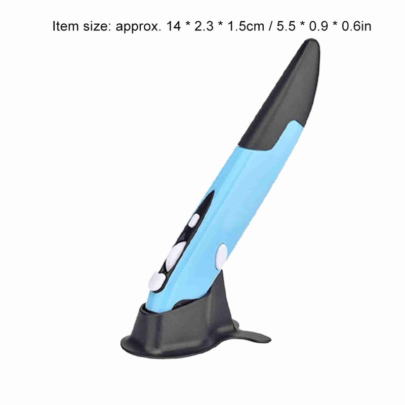 2.4GHz Wireless Optical Pen Mouse Ergonomic Pen Mouse with Adjustable