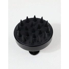 Generic Scalp Massager, Scalp Scrubber, Wheat Straw Hair Scalp Massager, Shampoo Brush for Hair Growth, Wet and Dry Hair, Scalp Exfoliator for Men and Women (Black)