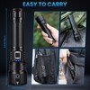 TELEMORE Rechargeable Flashlights High Lumens, Super Bright Flashlight Rechargeable with