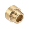 PATIKIL Shower Head Extension Arm, Copper G1/2 Male to Female
