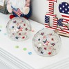 FRAMICS 4th of July Decorations 2 PCS Patriotic Star Globe