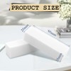 ASelected 24PCS White Nail Buffer Block, Buffer Sanding Block, 20Grit