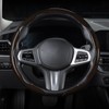 Carbon Fiber Steering Wheel Cover, Snap on Car Steering Wheel