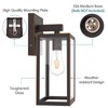 MAXvolador Outdoor Wall Sconce, Large Exterior Waterproof Wall Lantern Light