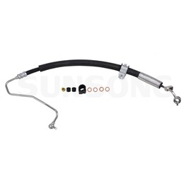 Sunsong 3403716 Power Steering Pressure Line Hose Assembly, Black