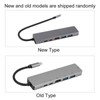 Lightweight Gray Metal 6 In-1 USB C to Type C