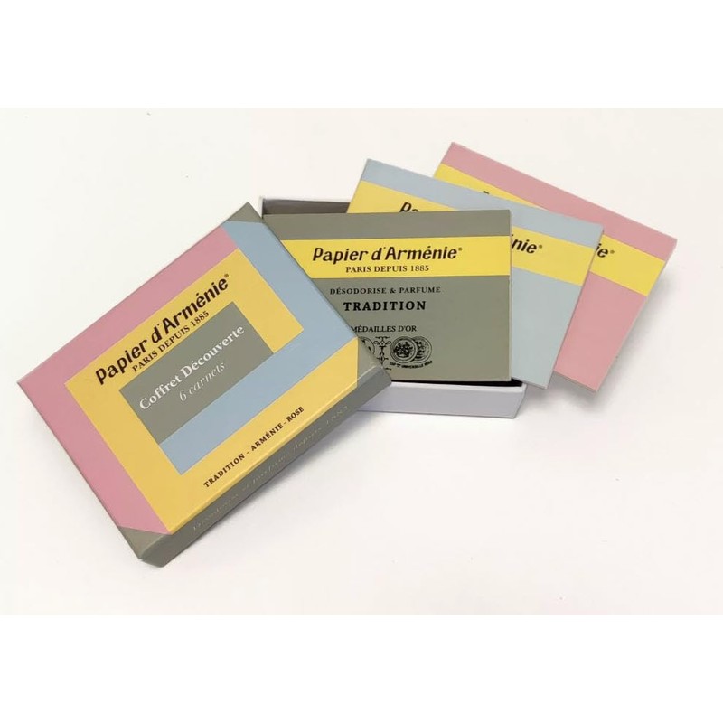 Paper Box Discovery of Armenia 3 Fragrances