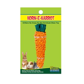 Ware Manufacturing Corn-E-Carrot Small Pet Chew Toy, Medium