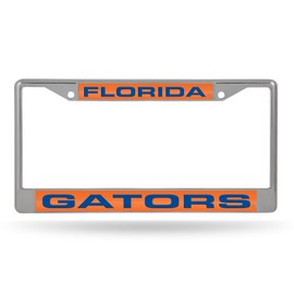 Rico Florida Gators Chrome Metal License Plate Frame Holder